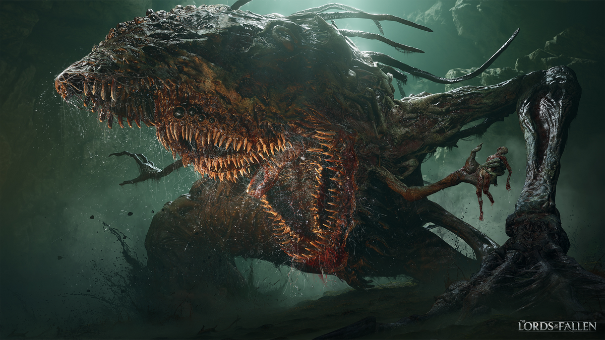 No thanks, I'm out: this Lords of the Fallen boss might be even grosser than Dark Souls' Gaping Dragon
