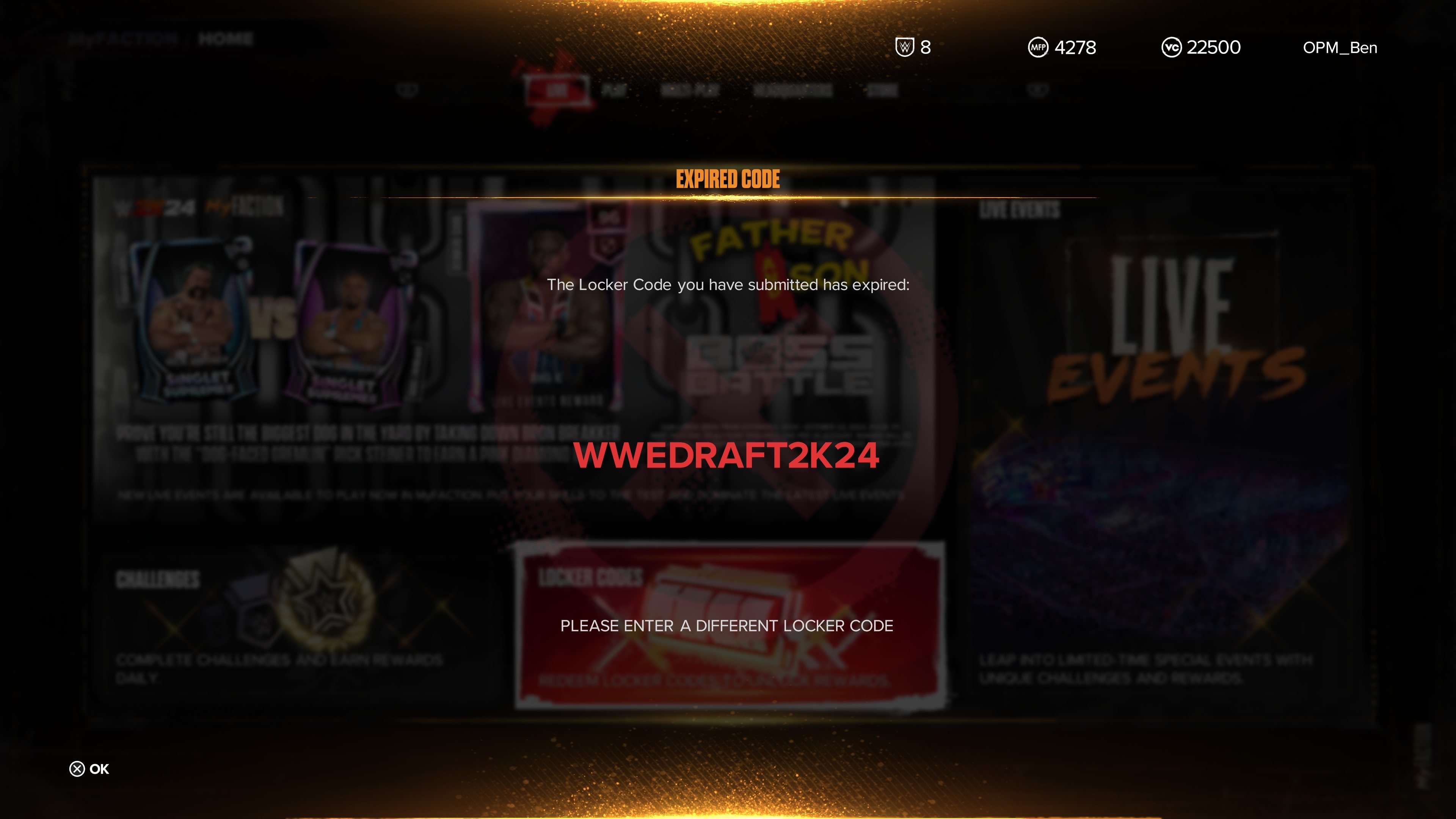 Руководство по кодам шкафчиков WWE 2K24 для получения бесплатных карт MyFaction