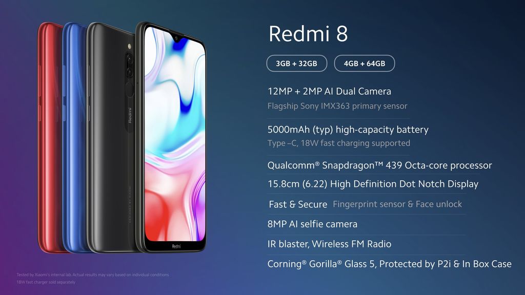 Xiaomi Redmi 8 launched in India at Rs 7,999 for the first 5 million ...