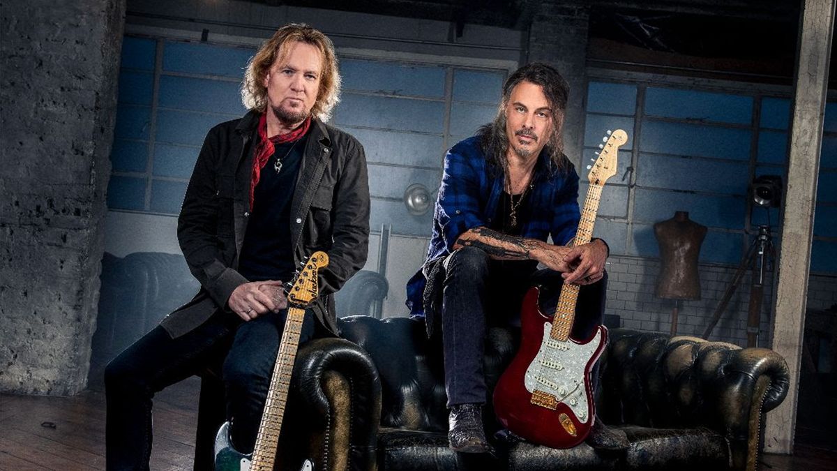 [L-R] Adrian Smith and Richie Kotzen