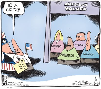 Editorial cartoon U.S. Homeland Security