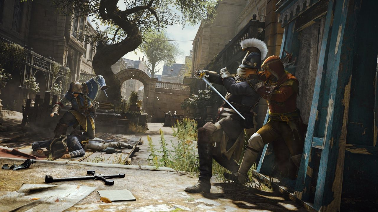 Co-op takedowns in Assassin's Creed Unity...