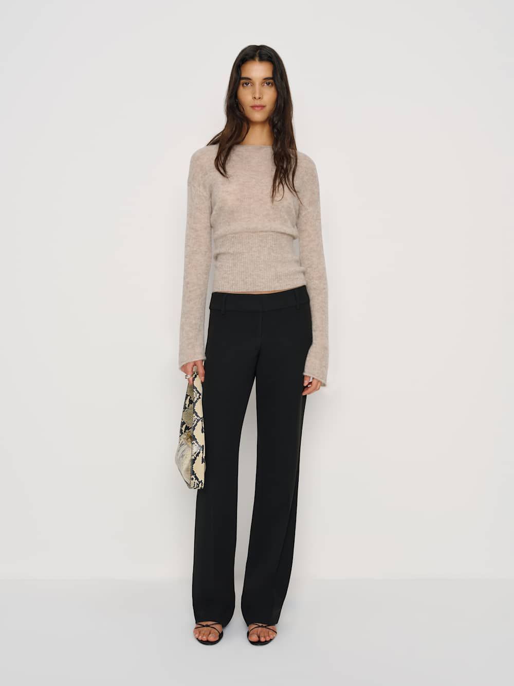 Soren Sheer Alpaca Sweater Top