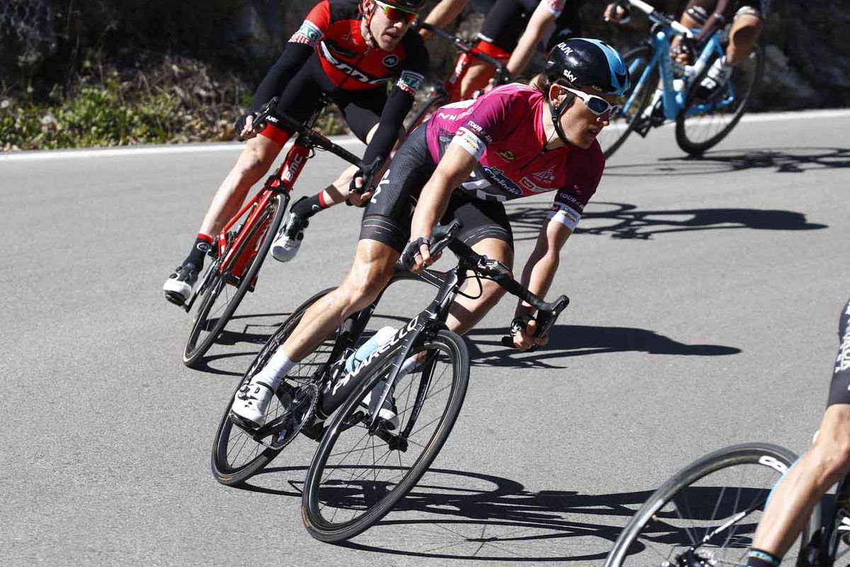 Geraint Thomas (Sky) at the Tour of the Alps.