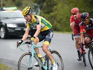 Wilco Kelderman on Stage 7 of the 2016 Tour de Suisse