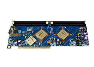 This is the first generation Advance board, based on two CSX600 processors that promise a combined performance capability of 50 GFlops.