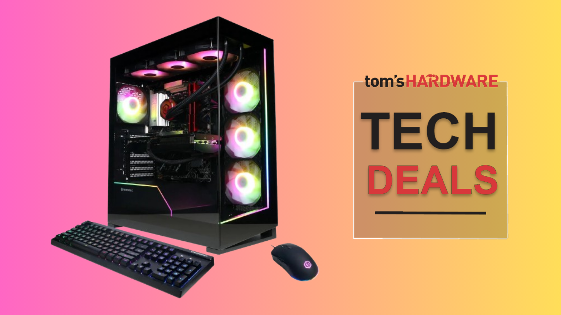 CyberPowerPC rig with RTX 5070 and 7800X3D deal