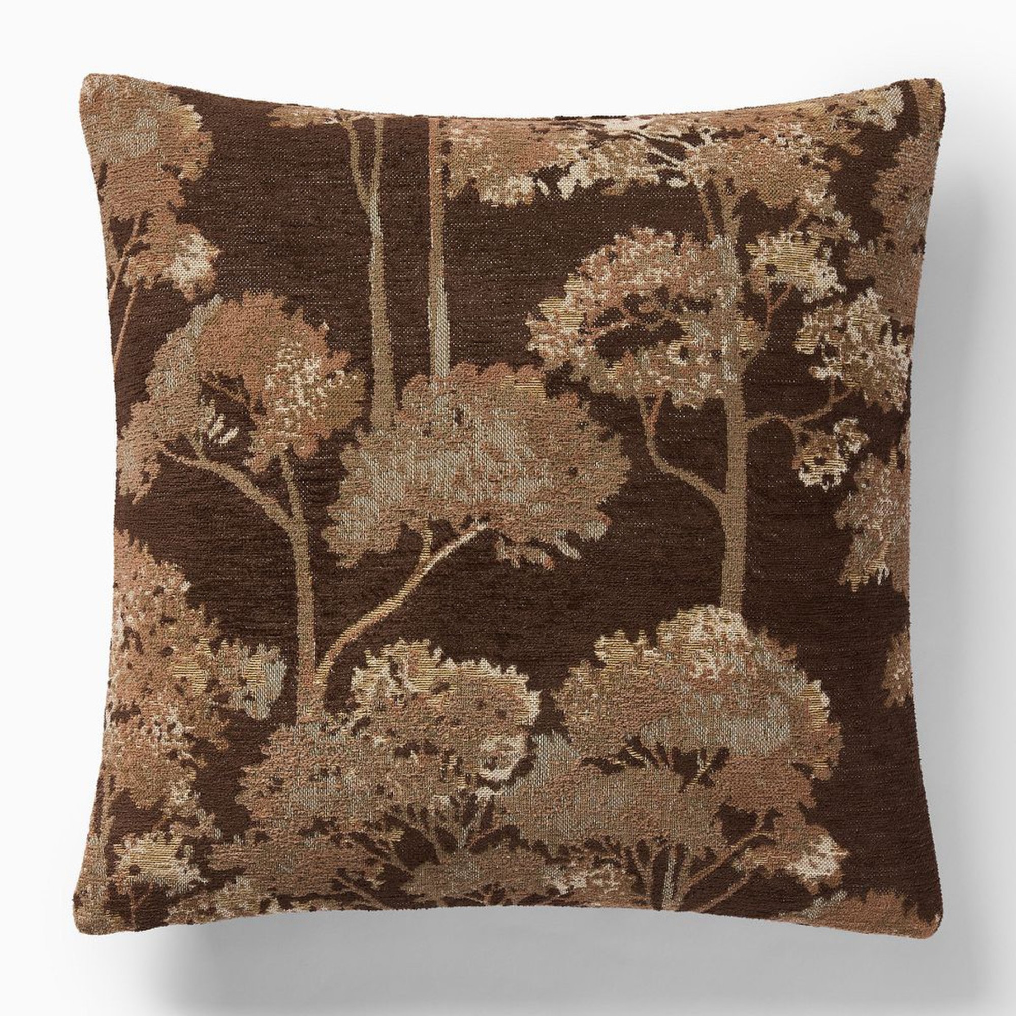 West Elm Chenille Jacquard Treescape Cushion Cover