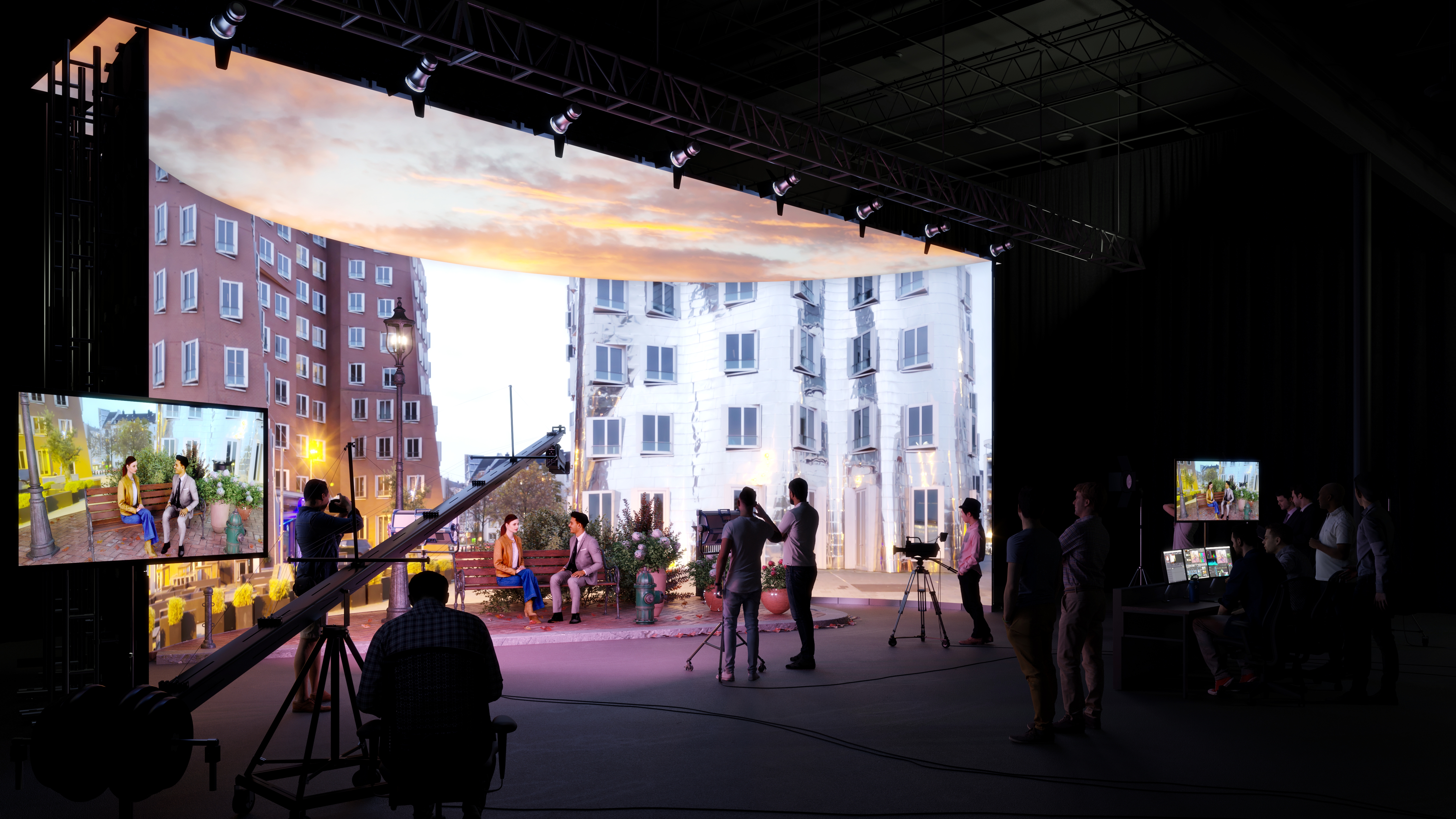 El escenario XR en SCAD Savannah Film Studios