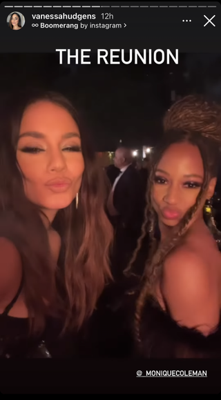 Vanessa Hudgens and Monique Coleman together at 2022 Oscars after party
