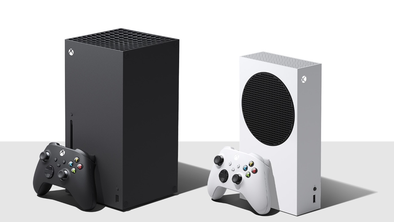 An Xbox Series X and an Xbox Series S side by side
