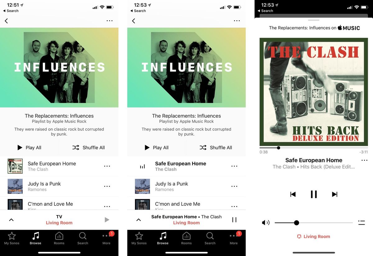 How to play Apple Music and Spotify songs and playlists on your Sonos