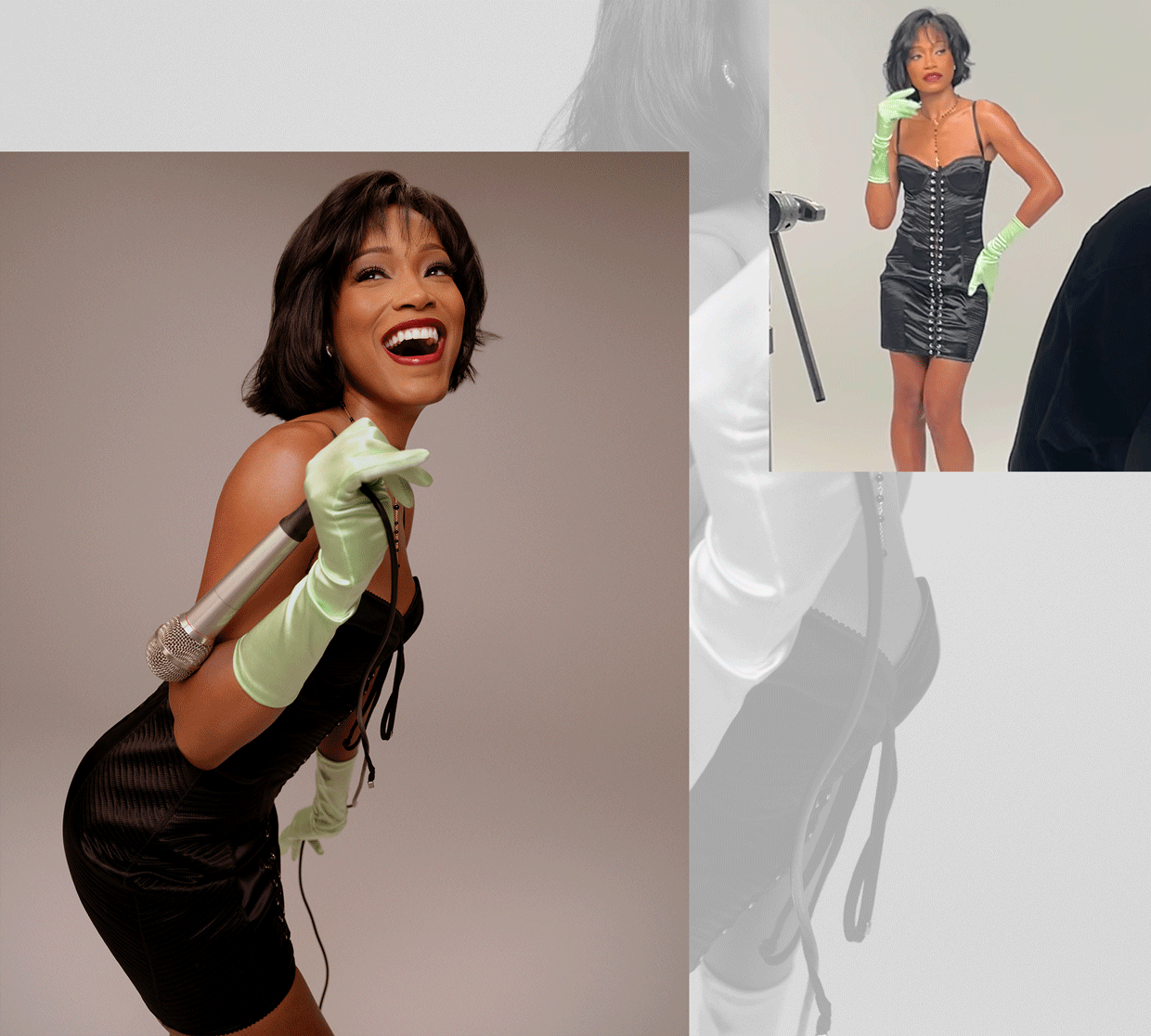 Keke Palmer Whitney Houston beauty inspiration who what wear cover