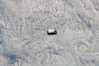 Cygnus Cargo Rendezvous with ISS