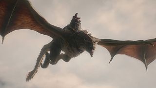 Harry Collet as Jacaerys Velaryon riding his dragon Vermax