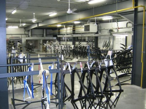 Frames ready for painting and finishing.