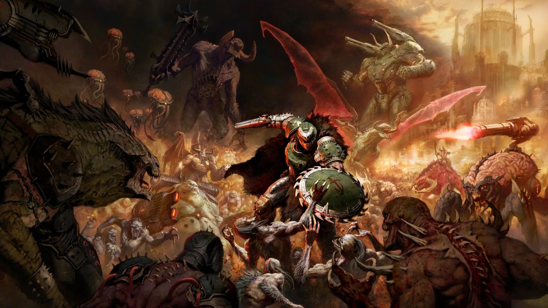 Key art from Doom: The Dark Ages