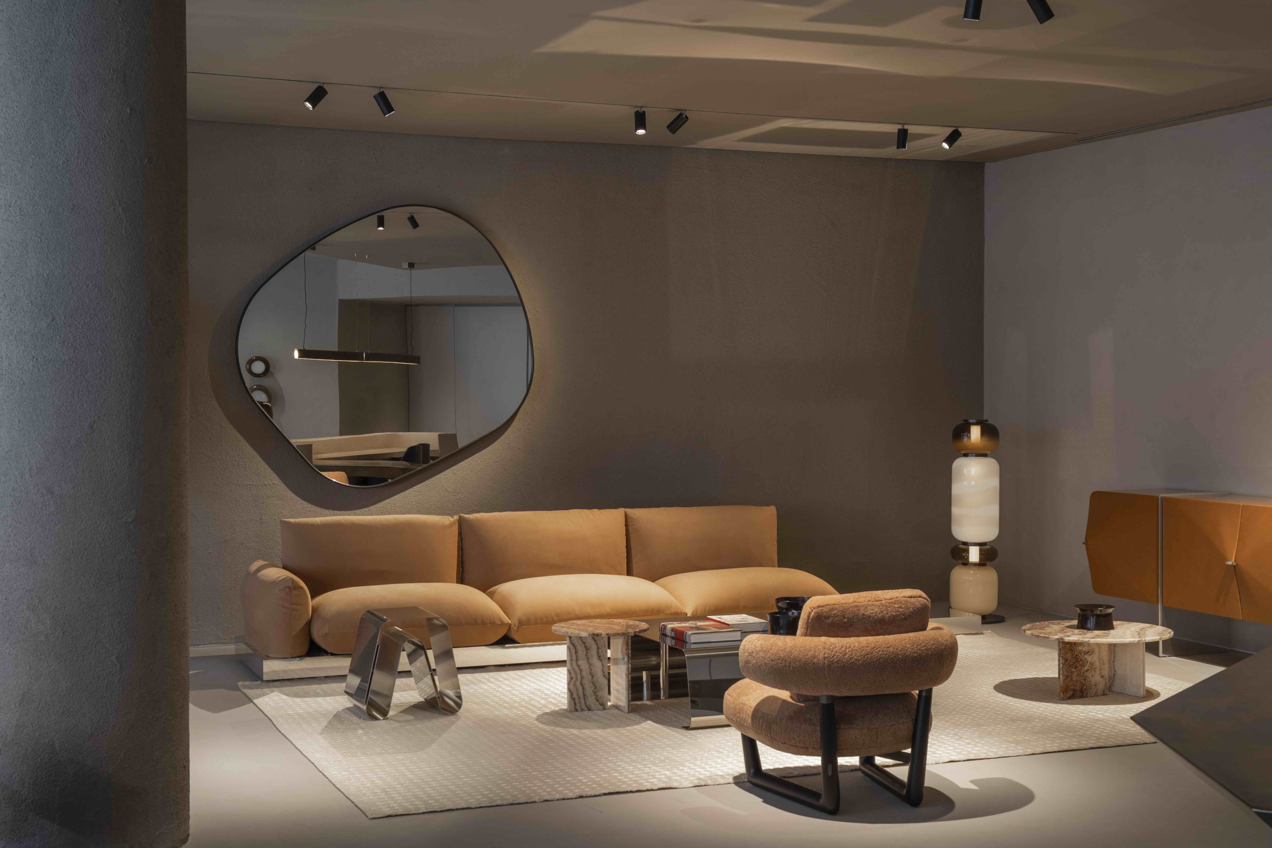 Inside Baxter London furniture store