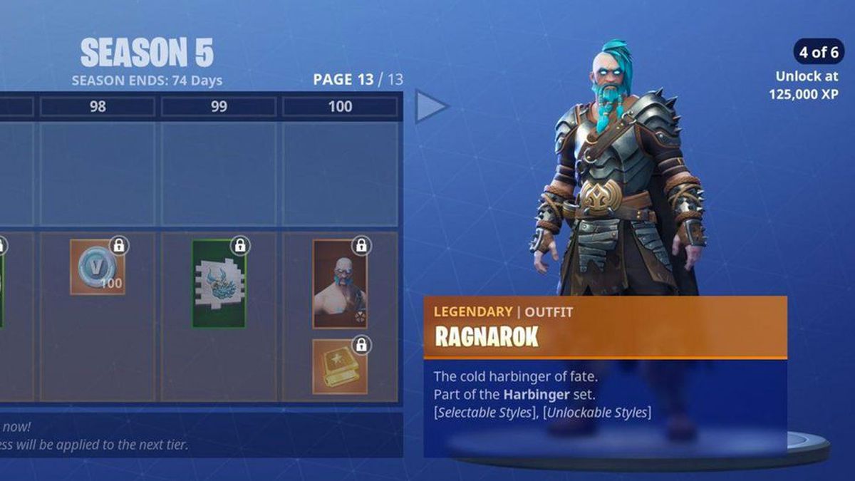 Fortnite Season 5 Tier 100