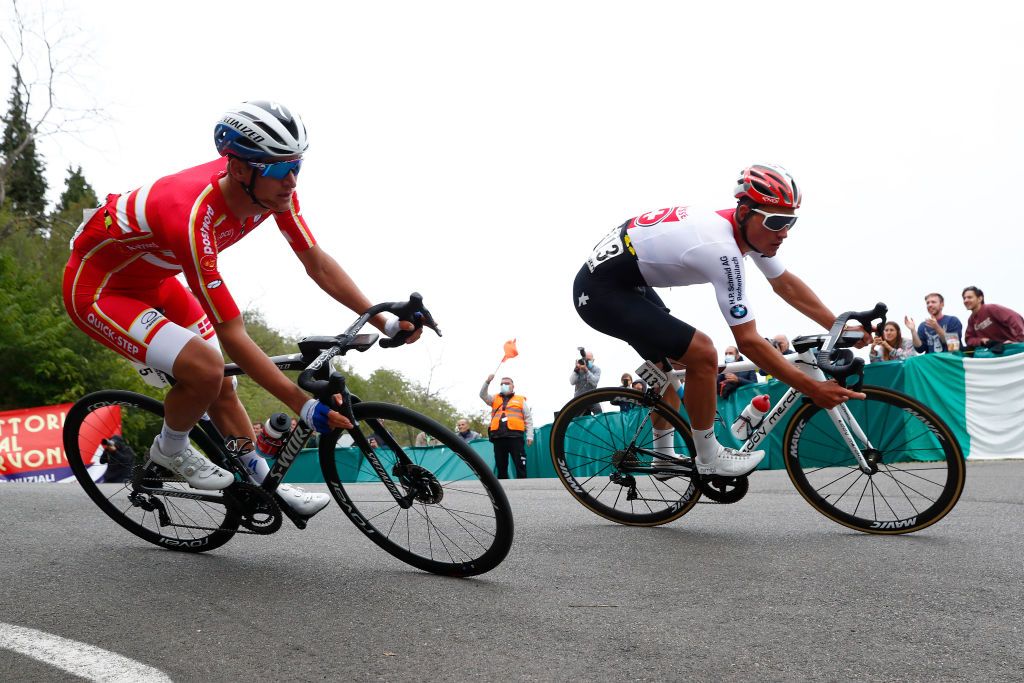 The breakaway during the Imola World Championships
