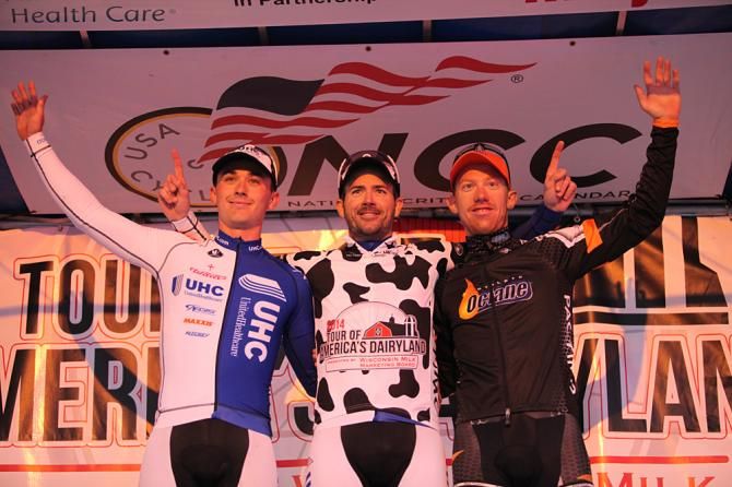 The men's podium