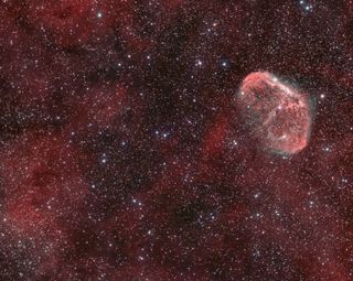 The Crescent and Soap Bubble Nebulas