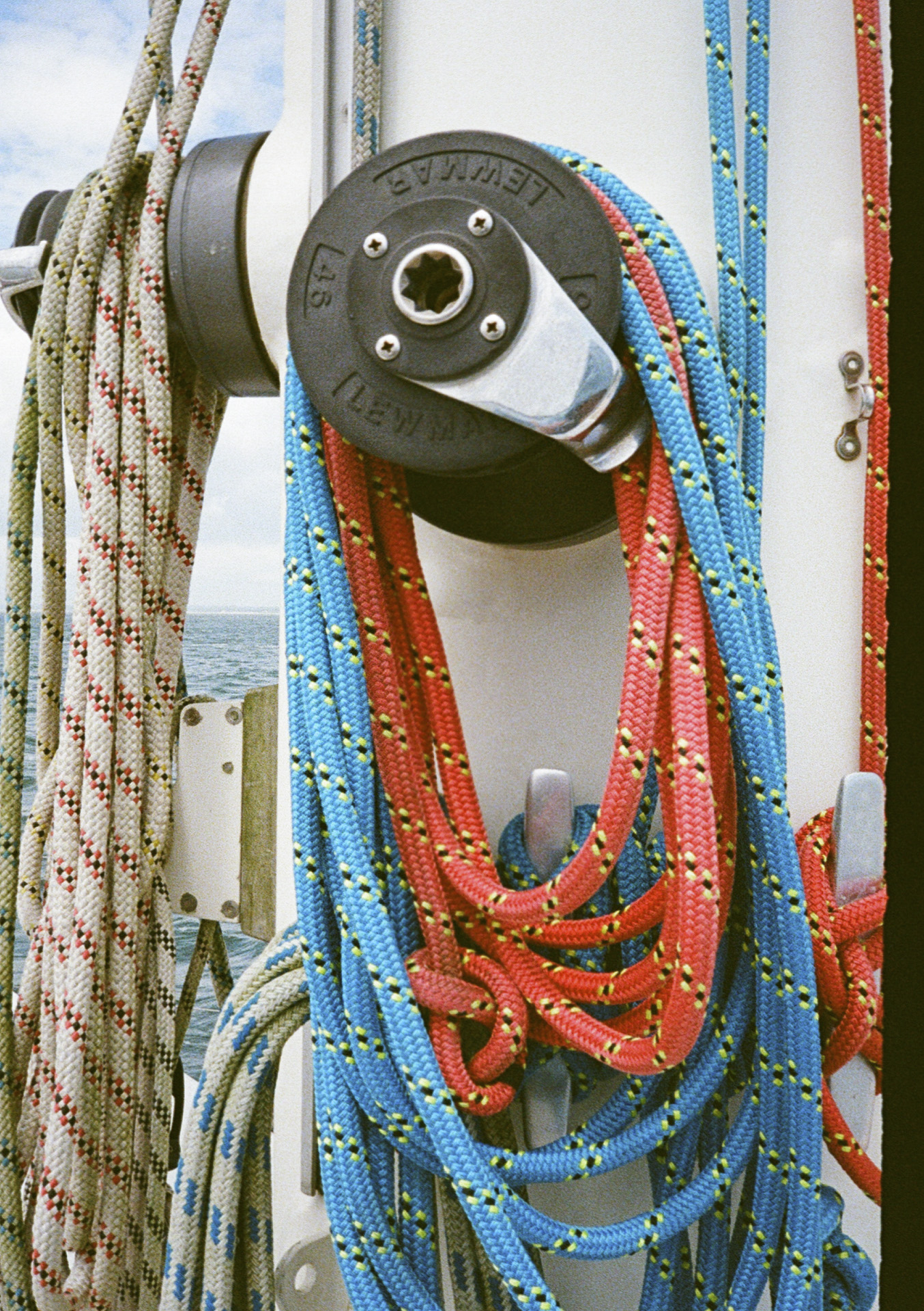 Pentax 17 films scans of sailing and yacht details