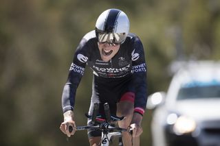 Sean Lake (IsoWhey Sports Swisswellness) riding to the victory