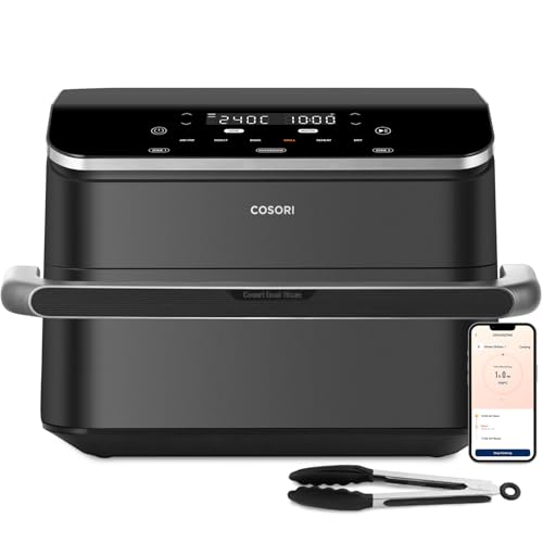 Cosori Dual Air Fryer, 10l Flexible Capacity, Dual Blaze Heating for Fast and Even Results, Single &amp;amp; Double Zone Airfryer Cooking for Whole Meals, Smart Twinfry, Energy-Saving