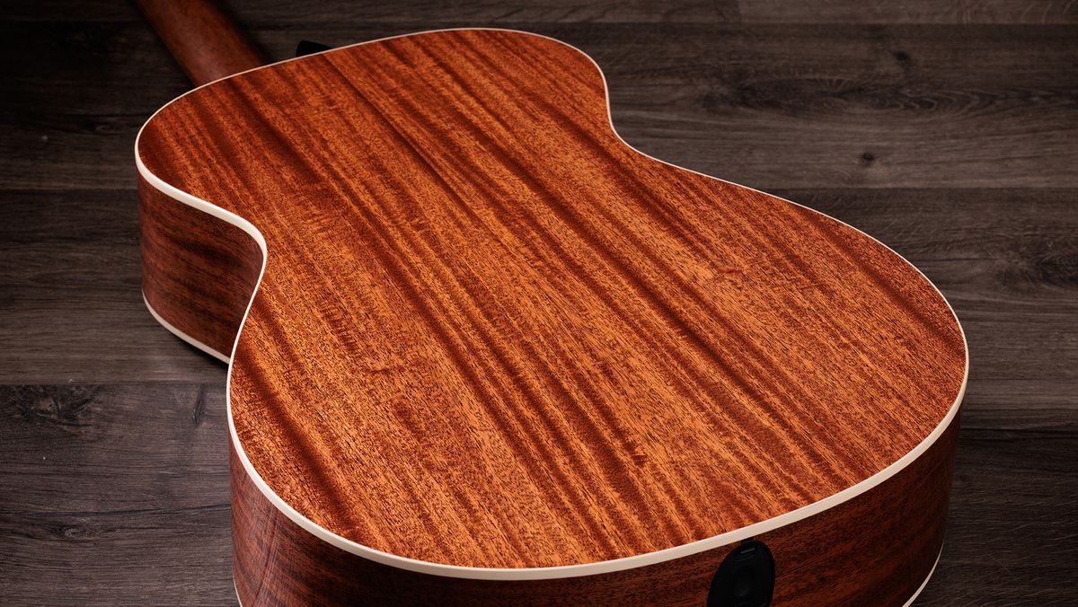 A photo of the Taylor Ben Harper Gold Label 512e Special Edition grand concert acoustic