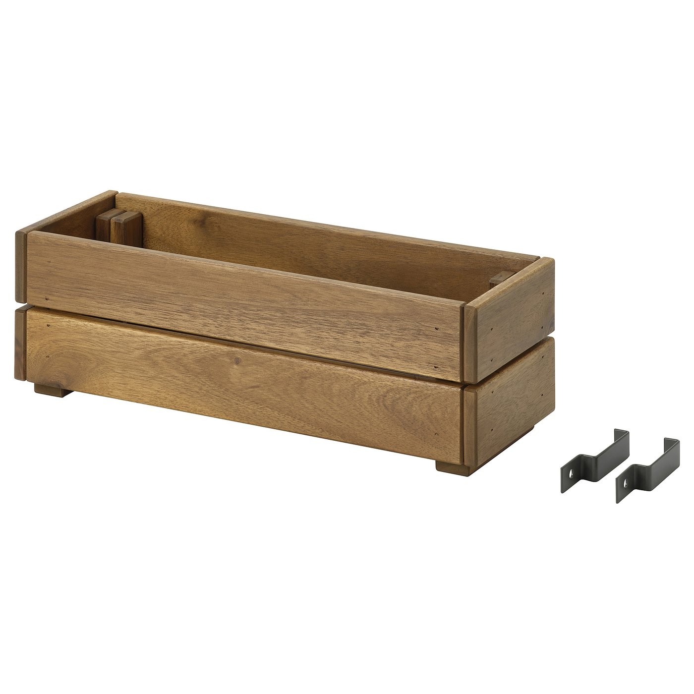Stj&amp;Auml;rnanis Flower Box - Outdoor Acacia 17x6 "
