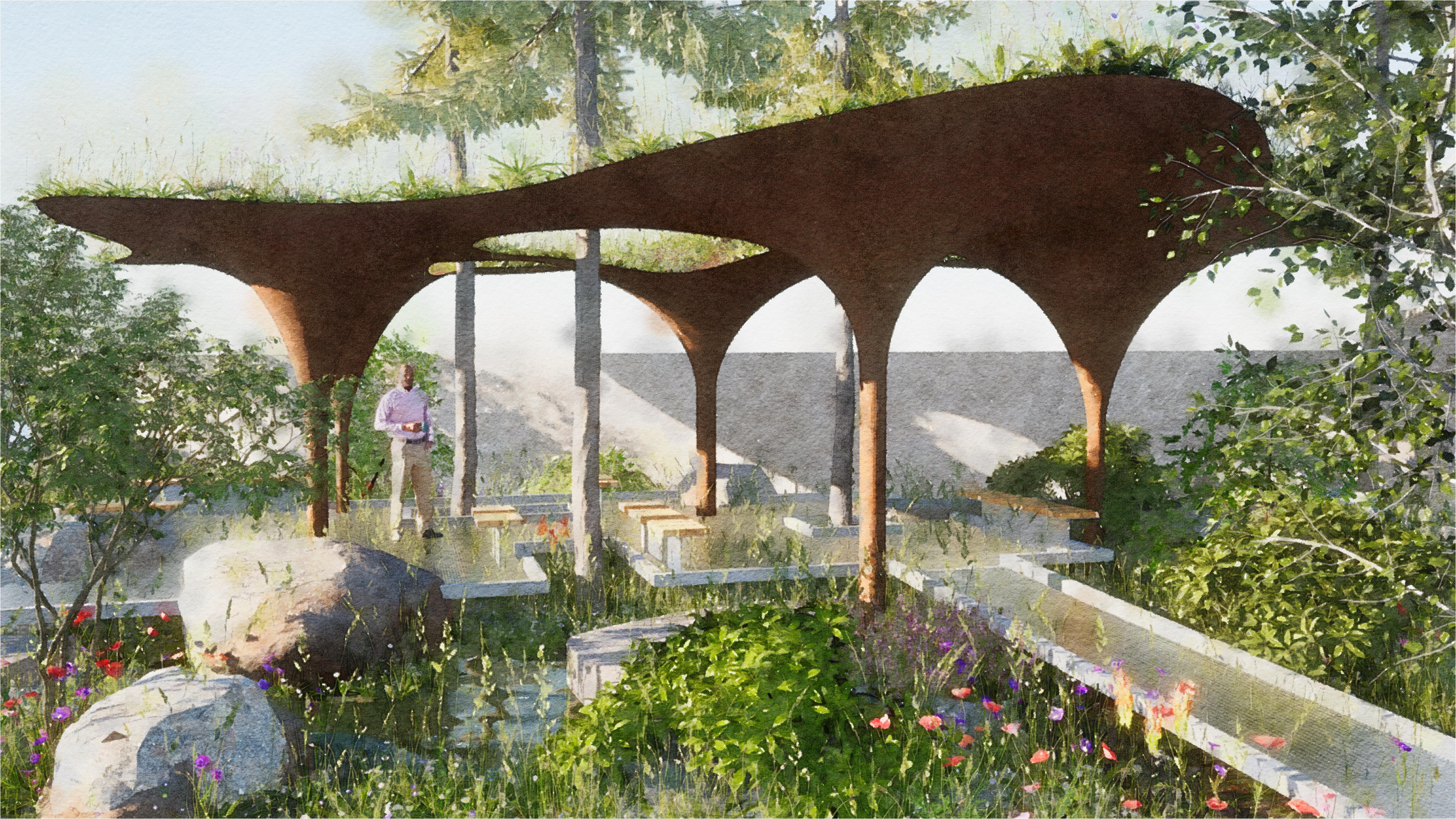 The Wateraid Garden at RHS Chelsea Flower Show 2024