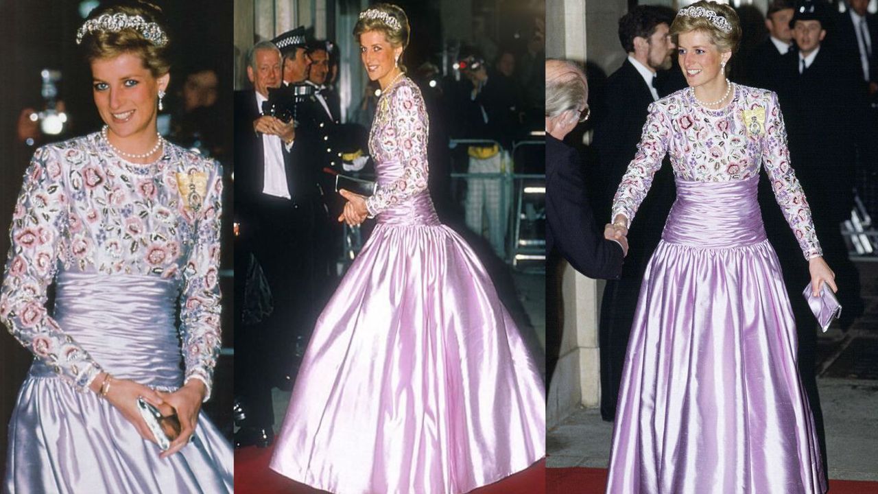 The Floral beaded ball gown
