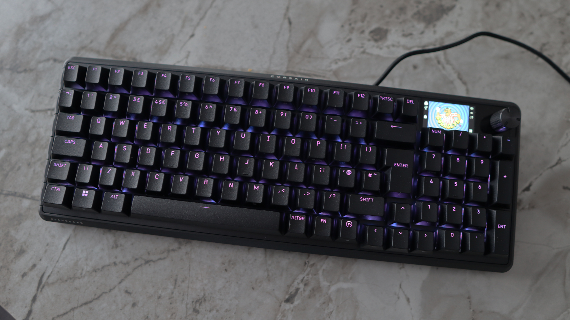 The Corsair Vanguard Pro 96 gaming keyboard