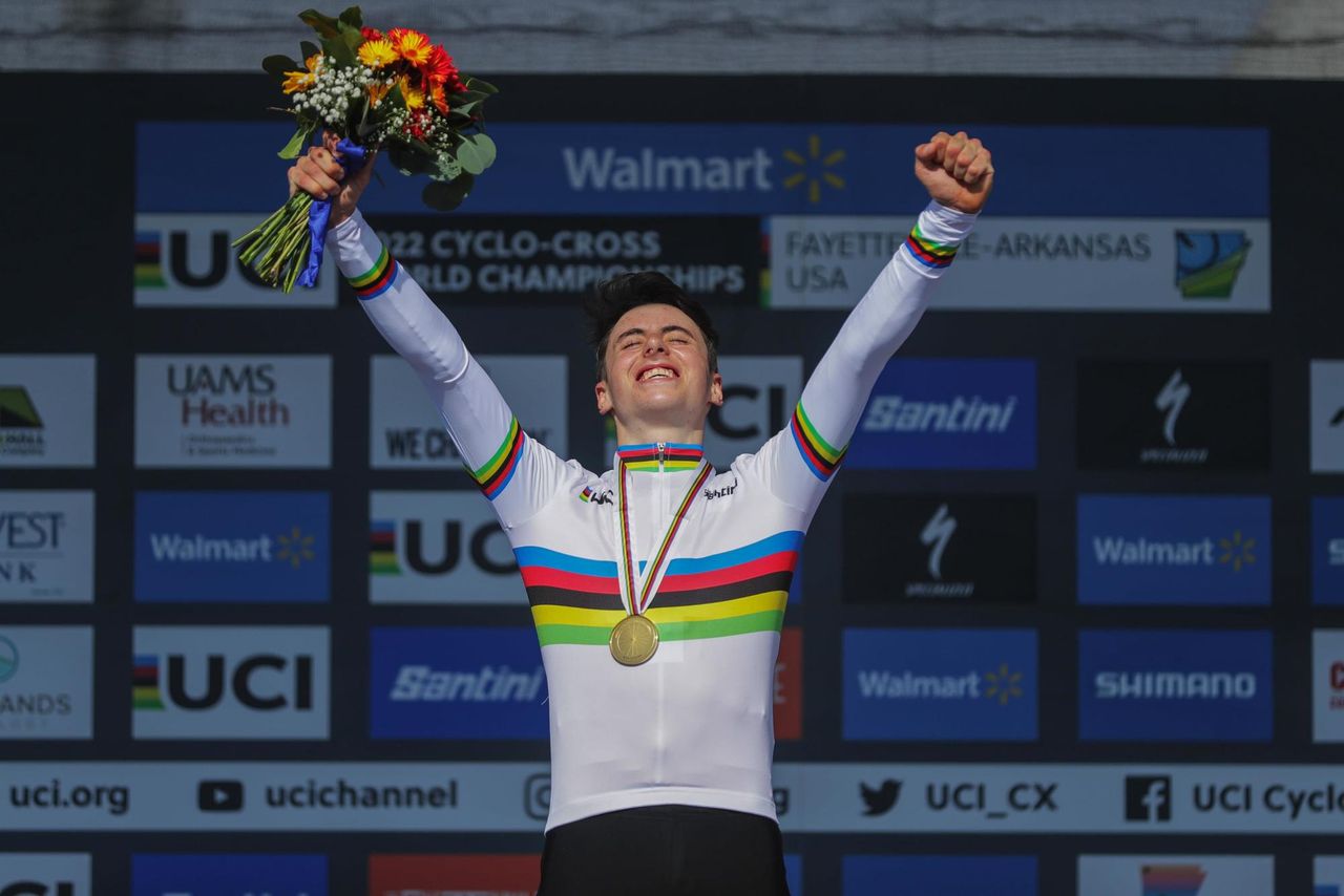 UCI Cyclocross world championships Fayetteville 2022 USA Men Junior 30012022 Jan Christen SUI photo Alex WhiteheadSW PixCVSprintCyclingAgency2022