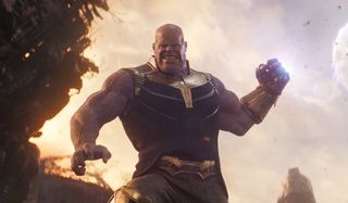 Thanos Pull Moon Avengers Infinity War