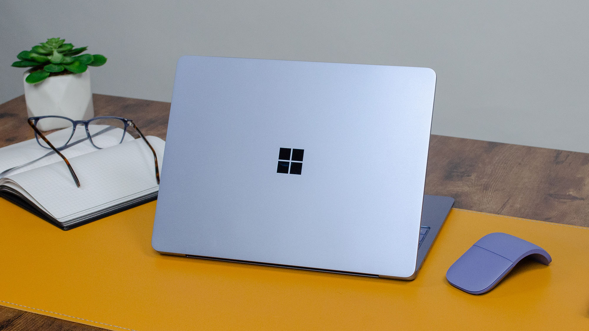 A Microsoft Surface Laptop 13-inch on a desk