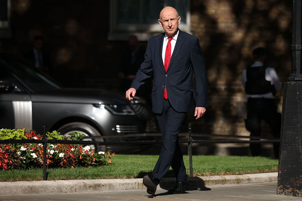 John Healey arrives at Downing Street on July 20, 2026 in London, England