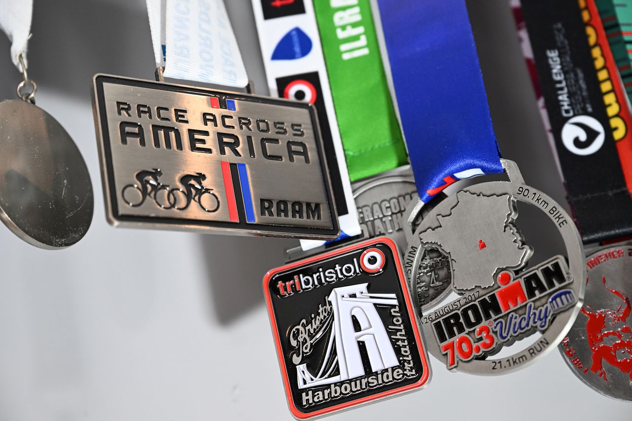 Some of Keith's medals