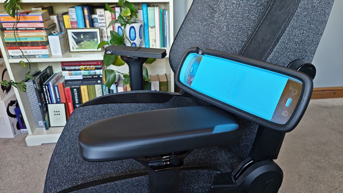 A selection of photos of the Titan Evo office gaming chair.
