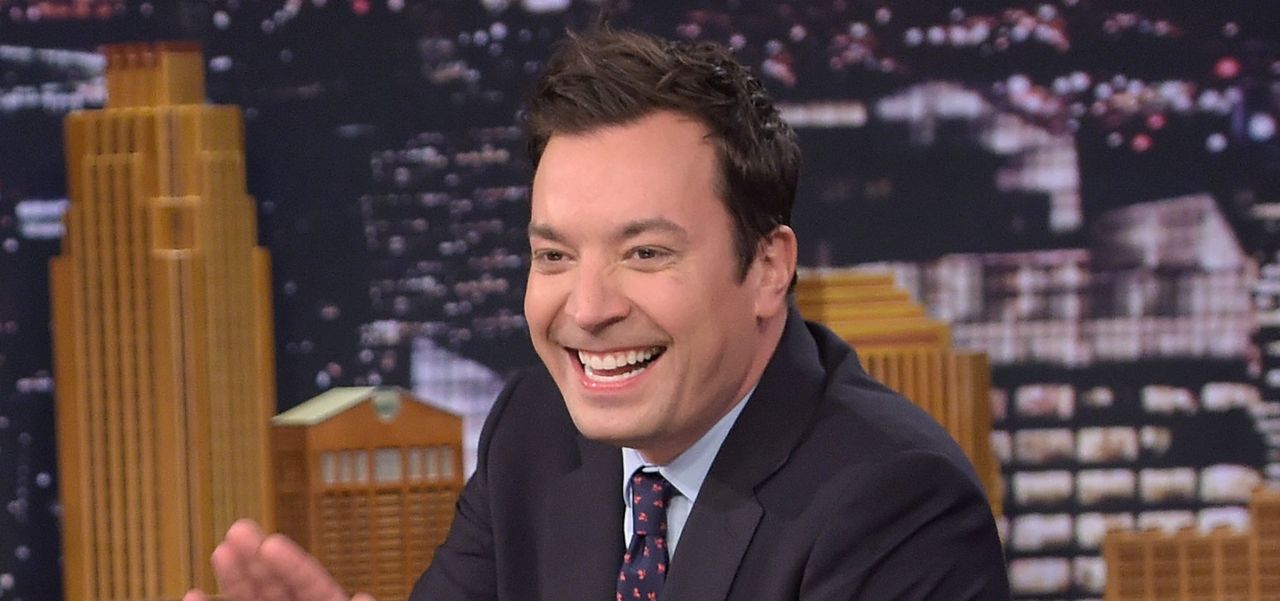  Host Jimmy Fallon talks during &quot;The Tonight Show Starring Jimmy Fallon&quot; at Rockefeller Center 