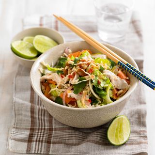 Thai Chicken Salad with Peanuts and Ginger