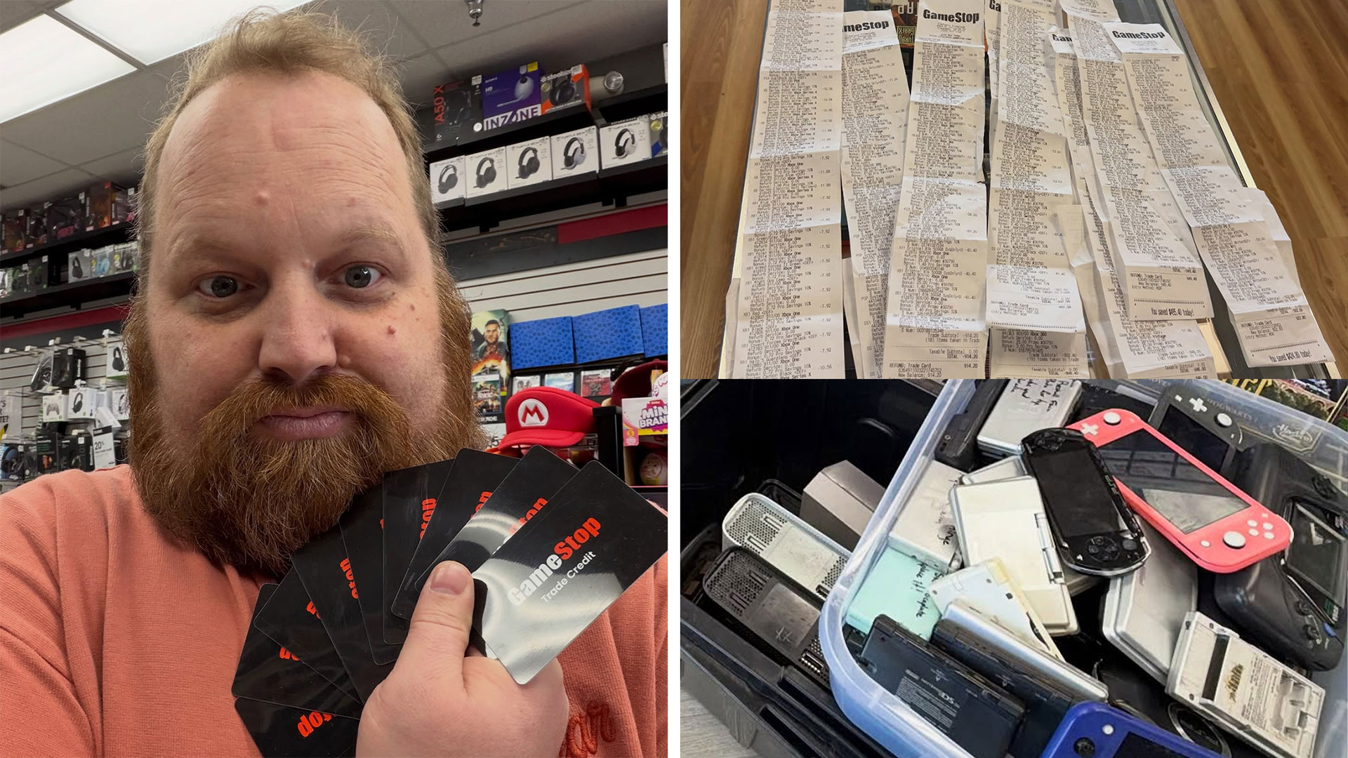 Josh and his GameStop trade credit cards