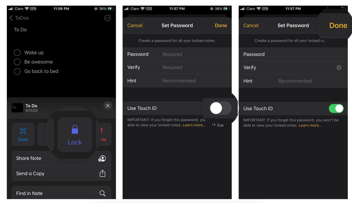 How to lock Notes on iPhone and iPad | iMore