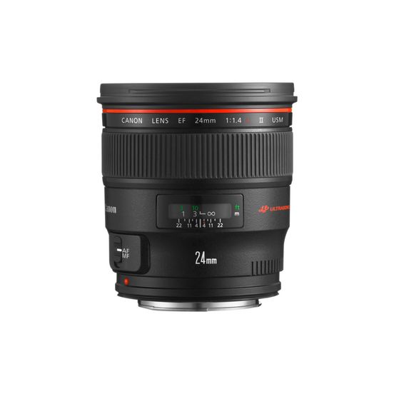  A Canon EF 24mm f/1.4L II USM camera lens