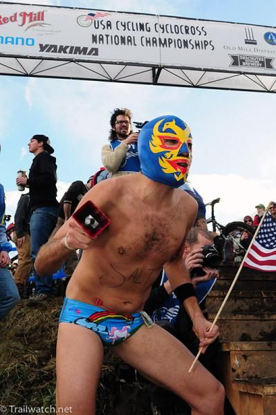 Typical cyclo-cross fan.