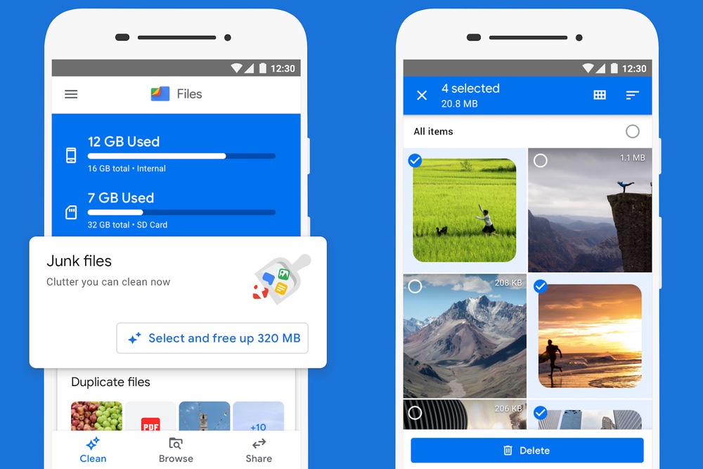 best android cleaner apps: files by google