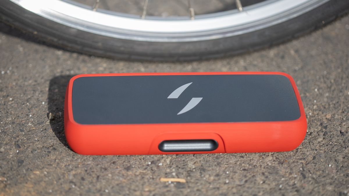 Swytch 2022 Electric bike conversion battery on the floor