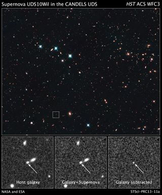 Hubble Supernova UDS10Wil