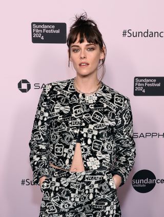 Kristen Stewart attends the 2024 Sundance Film Festival Opening Night Gala wearing Chanel.